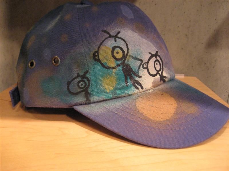 Stick figure hat
